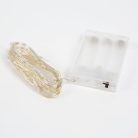 LED fényfüzér - 5 m - 50 LED - melegfehér - 3 x AA