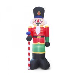 Felfújható Karácsonyi Diótörő - 240 cm