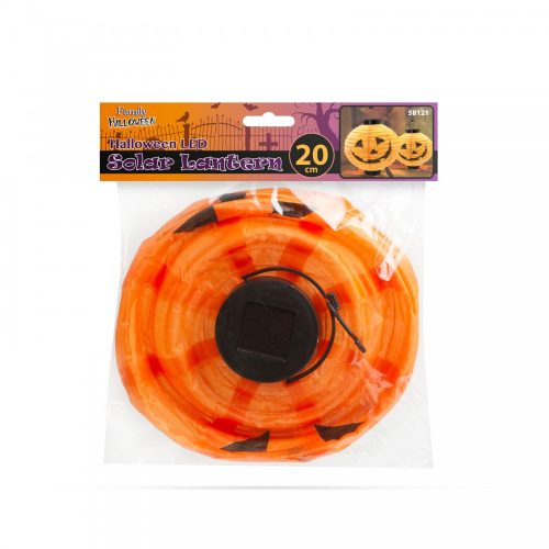 Szolár lampion - Halloween tök - ⌀20 cm