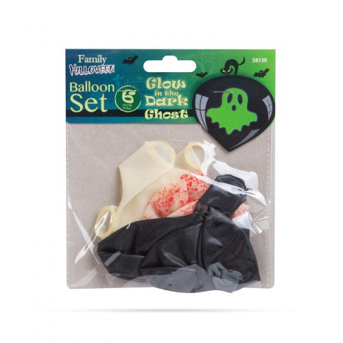 Halloween Foszforeszkáló Lufi - 6 db
