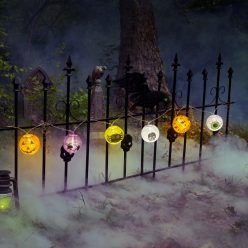 Halloween lampion fényfüzér - 150 cm - Elemes