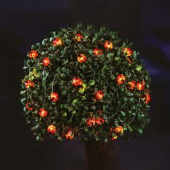 Napelemes Fényfüzér - Katicabogár - 2,4 m - 25 LED