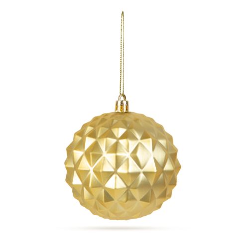 Karácsonyfadísz szett - gömbdísz - arany - 6 db / csomag
