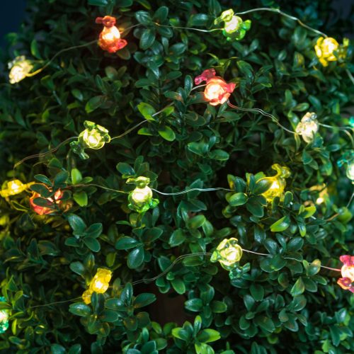 LED fényfüzér - nyuszi - 2 m - 20 LED - 2 x AA elem