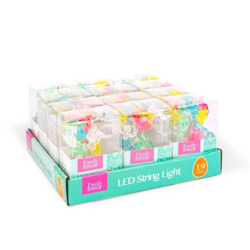 LED fényfüzér - nyuszi - 2 m - 20 LED - 2 x AA elem