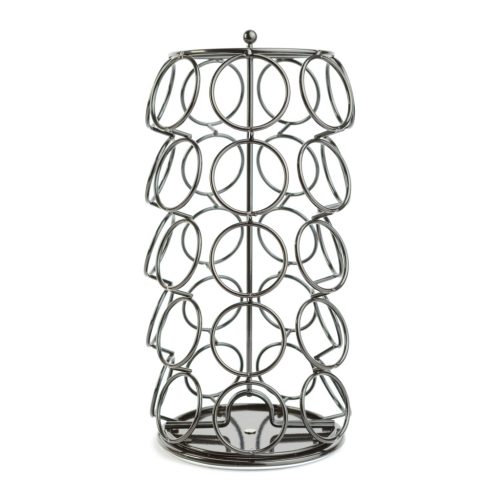 Dolce Gusto kapszulatartó 35 kapszulához - Forgatható fém állvány - Fekete