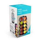 Dolce Gusto kapszulatartó 35 kapszulához - Forgatható fém állvány - Fekete