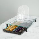 Nespresso kapszulatartó fiók 60 kapszulához üveg fedlappal