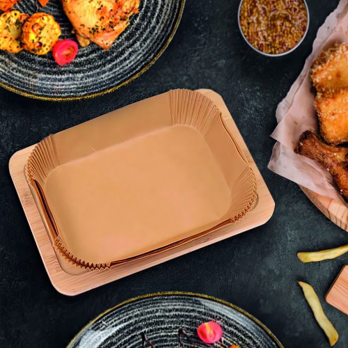 Air fryer sütőpapír - olaj nélküli sütőhöz - 14 x 22 cm - 50 db