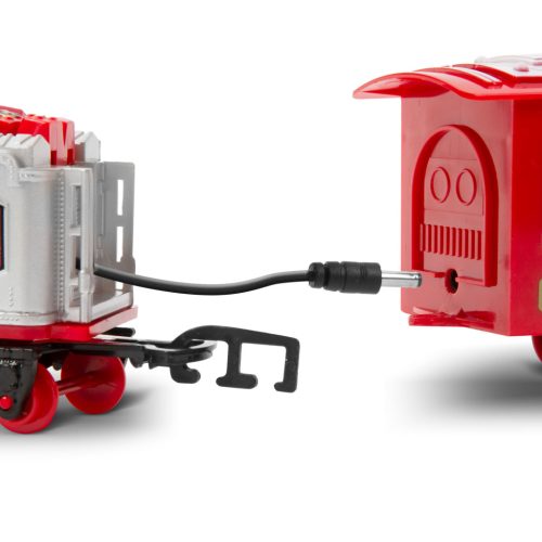 Karácsonyfa kisvasút - Fény és Hanghatások - Elemes - 88cm