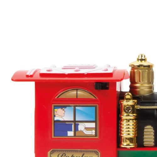 Karácsonyfa kisvasút - Fény és Hanghatások - Elemes - 88cm