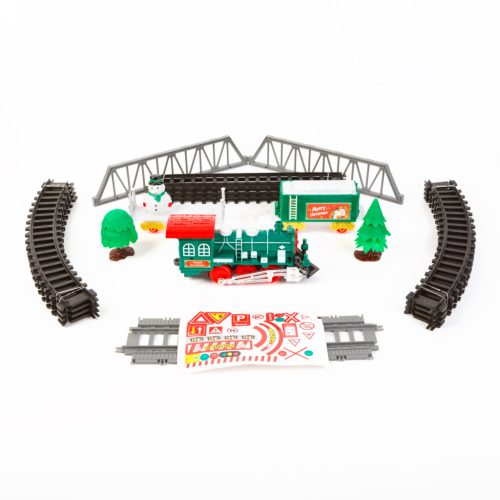Karácsonyi kisvasút - 4 féle pálya - zenél - világít - elemes