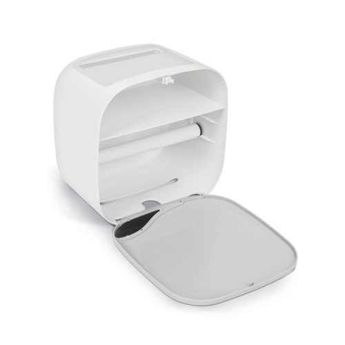 WC papír tartó szekrény - fehér - 200 x 130 x 205 mm