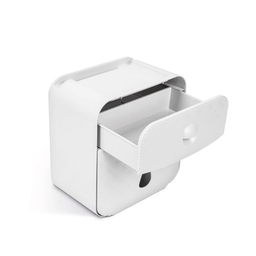 WC papír tartó szekrény - fehér - 205 x 125 x 220 mm
