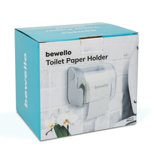 Bewello WC papír tartó Fehér - 145 x 130 x 123 mm