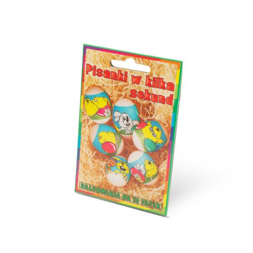 Húsvéti tojás matrica szett - 12 db / csomag