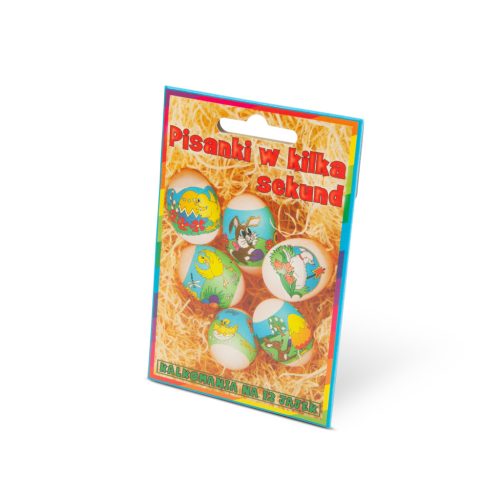 Húsvéti tojás matrica szett - 12 db / csomag