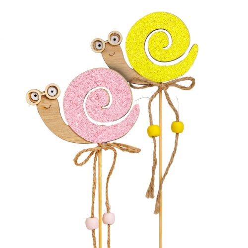 Leszúrható Kerti Dekoráció - Csiga - 32.5 cm