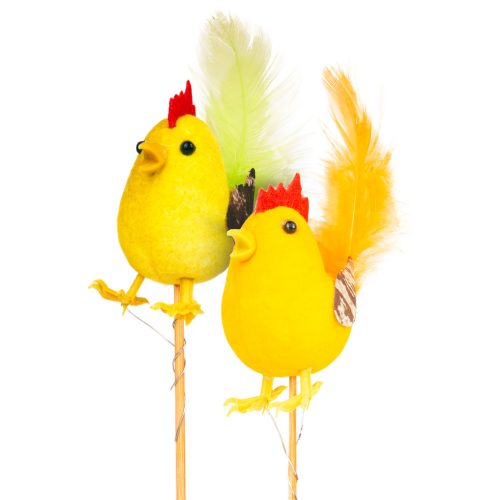 Húsvéti dekoráció - leszúrható kakas - 24 cm