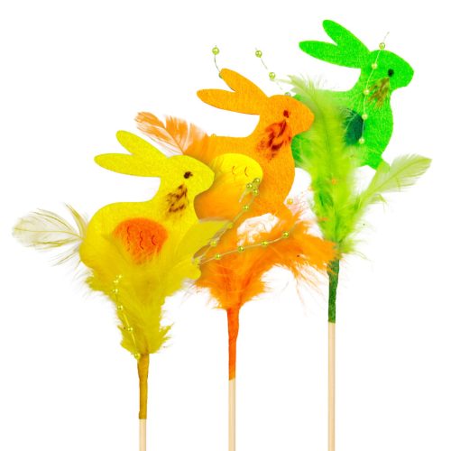 Húsvéti dekoráció - leszúrható nyuszi - 23 cm