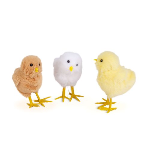 Húsvéti dekoráció - csibe - 11 x 7 x 6 cm