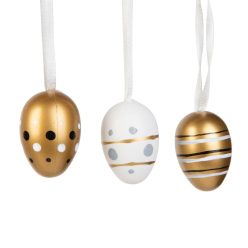 Húsvéti dekoráció - tojás szett - 3 cm - 12 db / csomag