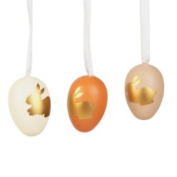 Húsvéti dekoráció - tojás szett - 3 cm - 12 db / csomag