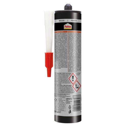 Pattex Univerzális szilikon - fehér - kültéri / beltéri - 280 ml