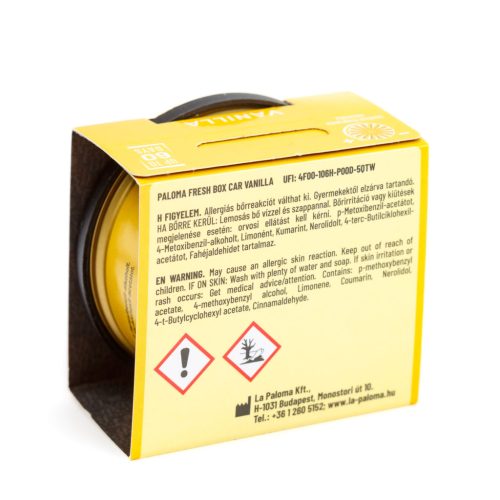 Illatosító - Paloma Fresh box - Vanilla - 25 g
