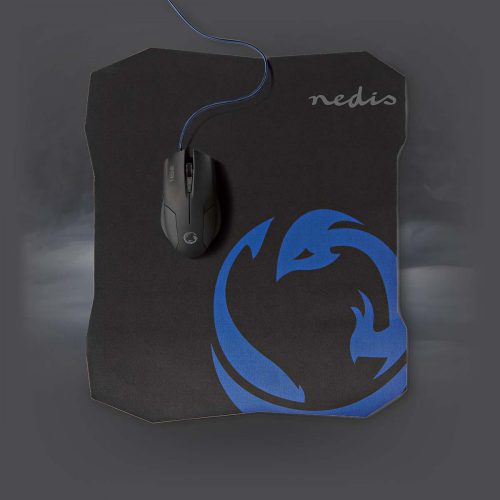 Nedis Gaming egér 1600 DPI 6 gomb + egérpad