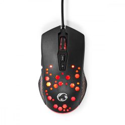  Nedis 7 gombos Gaming Egér - 7200 DPI - Programozható - Jobbkezes