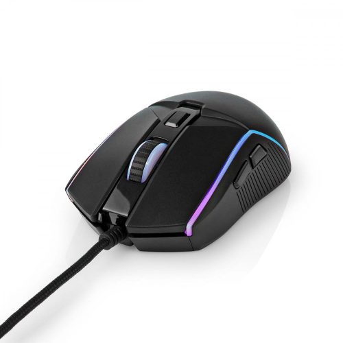  Nedis 6 gombos Gaming Egér - 7200 DPI - Jobbkezes
