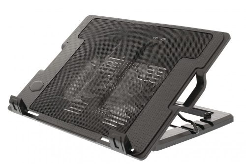 Nedis Állítható dőlésszögű notebook hűtő - max. 18" - 2 ventilátor
