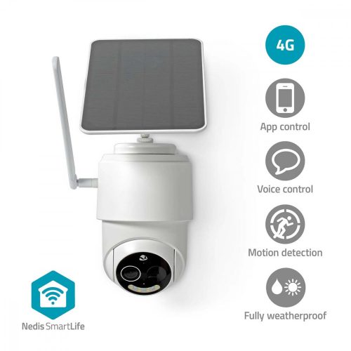 Akkumulátoros Kültéri 4G Okos Kamera - SIM kártyás - Mozgásérzékelő - SmartLife