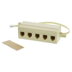   Telefon elosztókábel | RJ11 Dugó - 5x RJ11 Aljzat | 0,2 m (TCGP90825IV02)