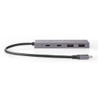 Nedis USB-C hub - USB3.2 Gen 2 - 4 port - 2x USB-A - 2x USB-C - 10 Gbps