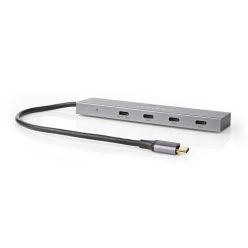   Nedis USB-C hub - USB3.2 Gen 2 - 10 Gbps - PD3.0 - 100W - 4 USB-C Port