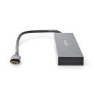 Nedis USB-C hub - USB3.2 Gen 2 - 10 Gbps - PD3.0 - 100W - 4 USB-C Port