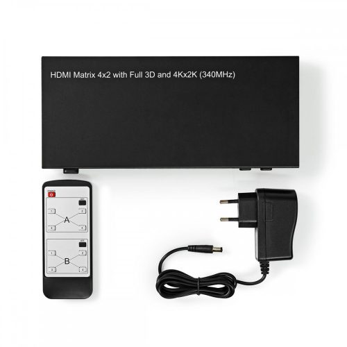 Nedis 4-2 HDMI mátrix 4K@30Hz