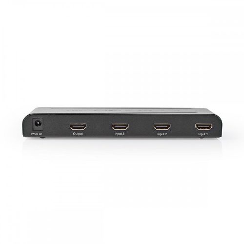 Nedis 3 portos HDMI switch - UHD - 4K - 3D - HDCP2.2 - Távirányító