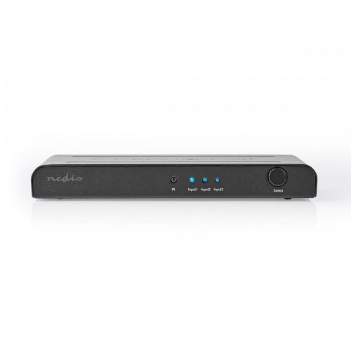 Nedis 3 portos HDMI switch - UHD - 4K - 3D - HDCP2.2 - Távirányító