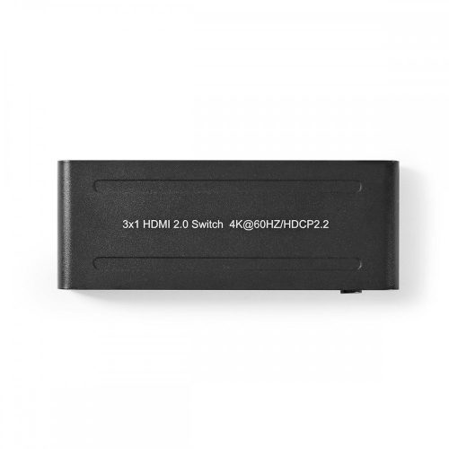 Nedis 3 portos HDMI switch - UHD - 4K - 3D - HDCP2.2 - Távirányító