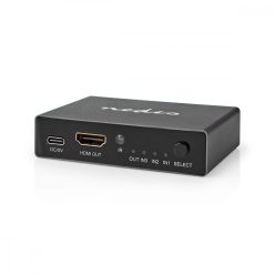   UHD HDMI Switch - 3 Port port - HDMI 2.1 - 8K@60Hz - 48 Gbps - Távvezérlő