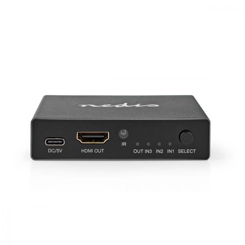 UHD HDMI Switch - 3 Port port - HDMI 2.1 - 8K@60Hz - 48 Gbps - Távvezérlő