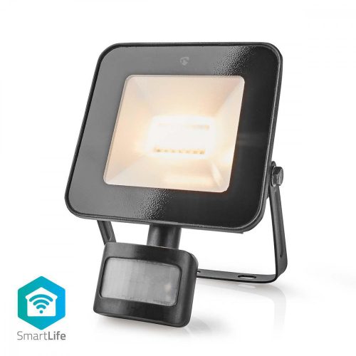 Nedis WiFi okos reflektor mozgásérzékelővel - 20 W - Szabályozható Fehér - SmartLife