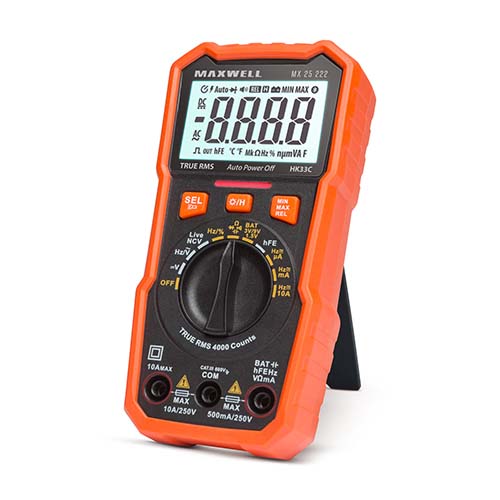 Maxwell 25222 True RMS multiméter kapacitás- és frekvenciaméréssel