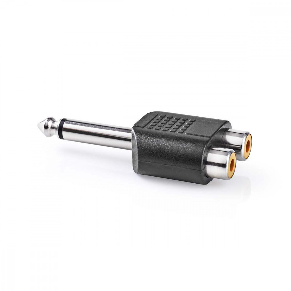 Image of 6.3mm mono jack - 2xRCA adapter
