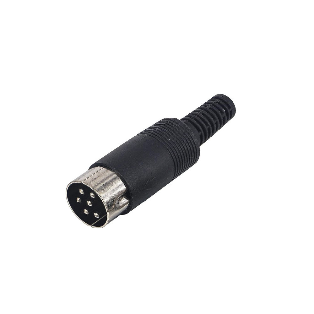 Image of 6 Pólusú DIN dugó - 6 pin Tuchel