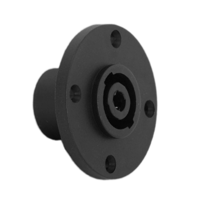 Image of Beépíthető speakon aljzat - Kerek 51 mm