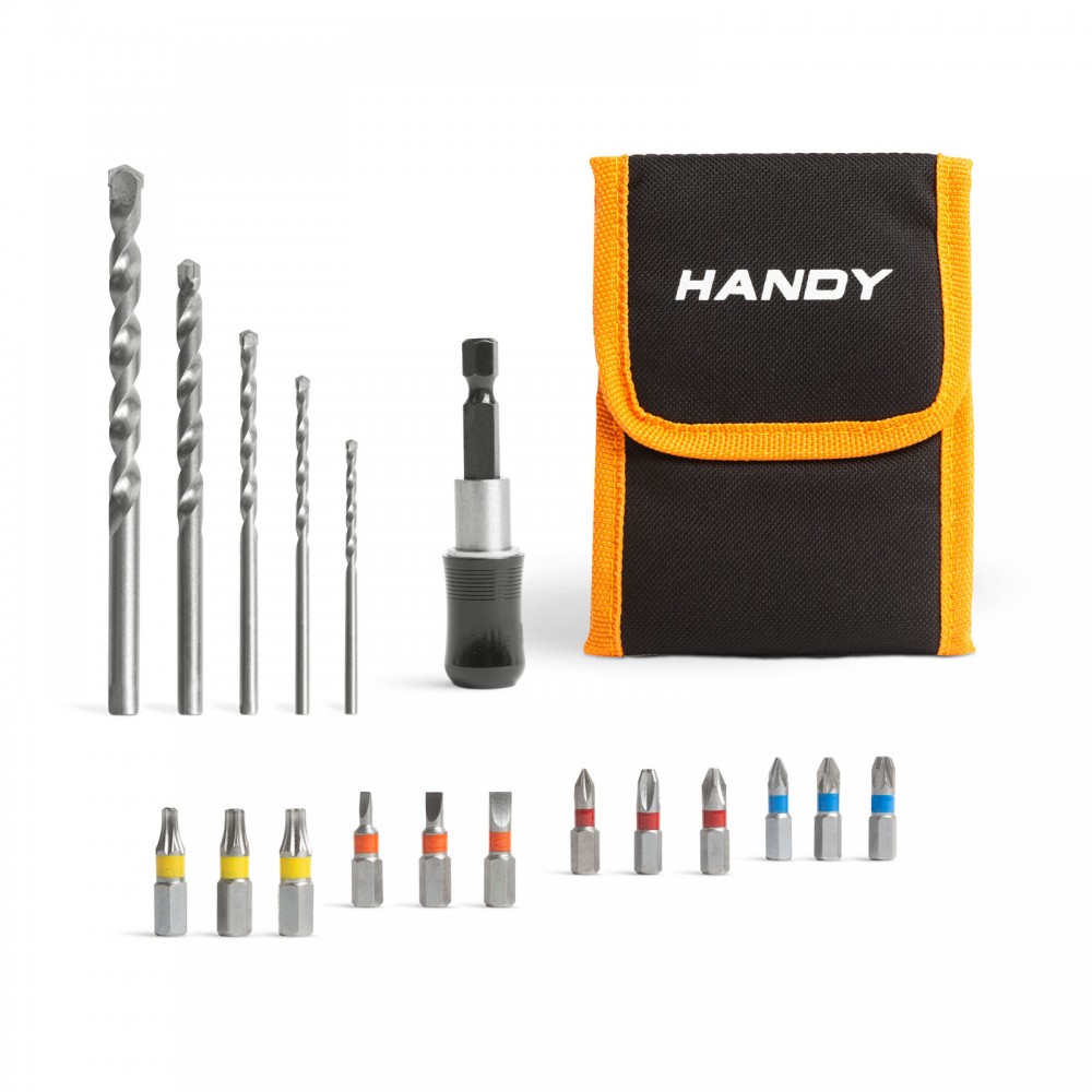Image of Handy Fúrószár és bitfej készlet - 18 db-os